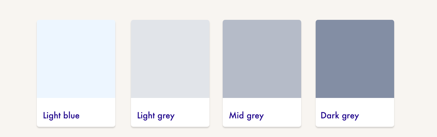 Greys and interface colours